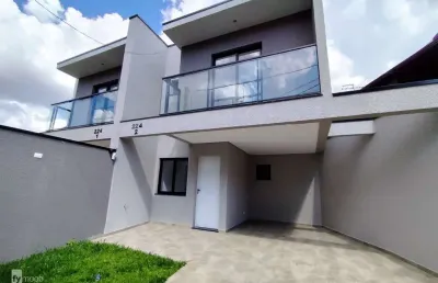 Casa com 2 quartos à venda na rua engenheiro marcos josé lewin, 224, cidade industrial, curitiba por r$ 535.000