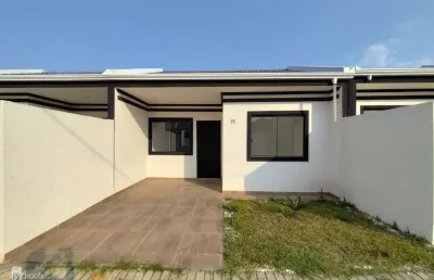 Casa em condomínio fechado com 2 quartos à venda na moçambique, 83, nações, fazenda rio grande por r$ 320.000