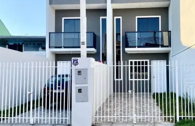 Casa com 2 quartos à venda na rua margarida de andrade weber, 468, cidade industrial, curitiba por r$ 360.000