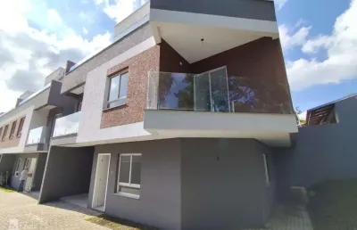 Casa em condomínio fechado com 3 quartos à venda na rua josé rossetim, 450, são braz, curitiba por r$ 920.000