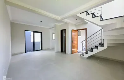 Casa com 3 quartos à venda na rua gentil antunes branco, 157, santa felicidade, curitiba por r$ 668.900