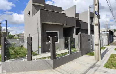 Casa com 3 quartos à venda na prefeito samuel mileo, 603, sítio cercado, curitiba por r$ 590.000