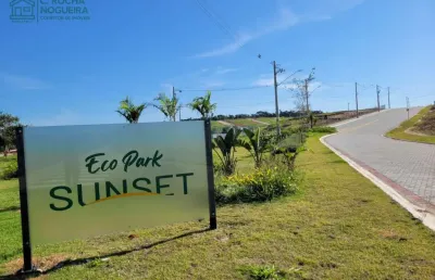 Terreno à venda no condomínio ecopark sunset - caçapava