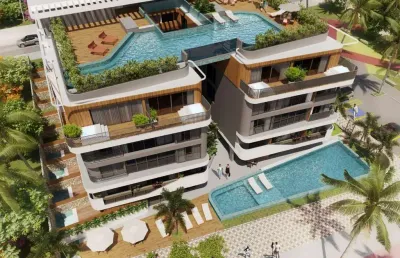 Apartamento com 1 quarto à venda na avenida oceano atlântico, portal do sol, joão pessoa, 21 m2 por r$ 590.000