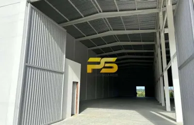 Galpão para alugar, 1200 m² por r$ 26.000/mês - cidade balneária novo mundo i - conde/pb