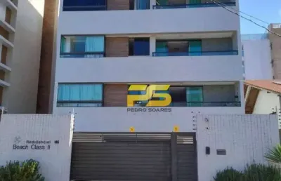 Apartamento com 1 dormitório para alugar, 50 m² por r$ 2.450/mês - intermares - joão pessoa/pb
