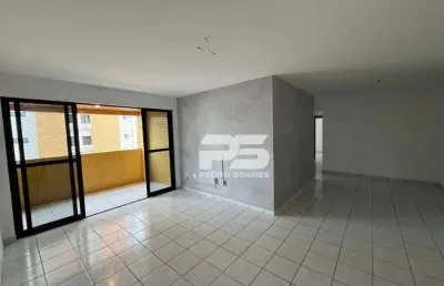 Apartamento com 3 dormitórios para alugar, 105 m² por r$ 4.000/mês - manaíra - joão pessoa/pb