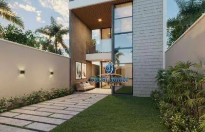 Confira! casa duplex com 4 quartos (3 suítes) 134 m² a partir de r$ 659.900 - eusébio - eusébio/ce