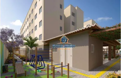 Apartamento com 2 quartos (1 suíte reversível)à venda, 45 m² por r$ 199.990 - guajiru - fortaleza/ce