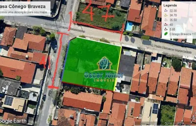 Oportunidade! terreno de esquina, 1927 m² por r$ 1.550.000 - cidade dos funcionários - fortaleza/ce