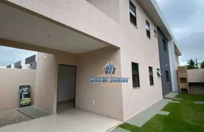 Casa duplex com 4 quartos (3 suítes sendo 1 reversível), 126 m² por r$ 480.000 - paupina - fortaleza/ce