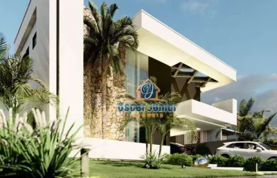 Casa duplex com 5 suítes em condomínio fechado, 480 m² por r$ 2.250.000 - santo antonio - eusébio/ce