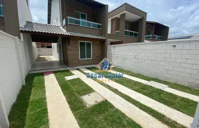 Excelente casa duplex no melhor do eusébio! 3 suítes com varanda, 104 m² por r$ 460.000 - centro - eusébio/ce