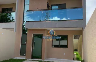 Casa duplex com 4 suítes + wc social, 152 m² por r$ 680.000 - jardim das oliveiras - fortaleza/ce