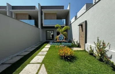 Casa com 4 quartos (sendo 3 suítes) + wc social à venda, 158 m² por r$ 649.000 - sapiranga - fortaleza/ce