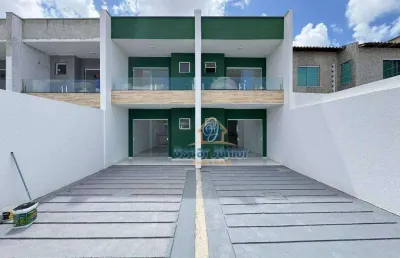 Duplex novo 3 quartos ( 2 suítes ) + wc social, 108 m² por r$ 345.000 - mondumbim - fortaleza/ce