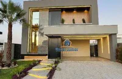 Imóvel de alto padrão novo, com 4 suítes superior e 2 no térreo à venda, 281 m² por r$ 1.650.000 - cidade alpha - eusébio/ce