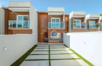 Casa duplex com 3 suítes à venda, fino acabamento,   110 m² por r$ 499.900 - timbu - eusébio/ce