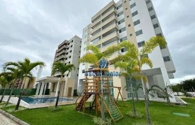 Apartamento com 3 dormitórios para alugar, 107 m² por r$ 3.950,00/mês - centro - eusébio/ce
