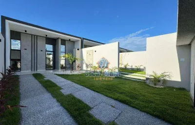 Casa plana com 3 quartos (2 suítes) à venda, 98 m² por r$ 389.000 - encantada - eusébio/ce