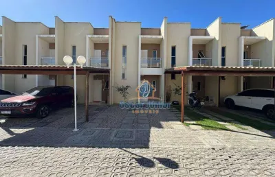 Casa duplex com 2 quartos (1 suíte) + wc social à venda, 66 m² por r$ 298.000 - lazer completo passaré - fortaleza/ce