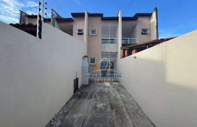 Casa duplex com 3 quartos (2 suítes) + wc social  à venda, 87 m² por r$ 210.000 - novo oriente - maracanaú/ce