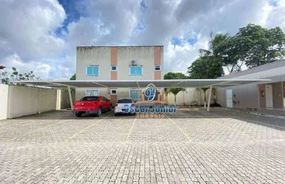 Apartamento com 2 suítes, 63 m² - venda por r$ 160.000 ou aluguel por r$ 800/mês - itapoã - caucaia/ce