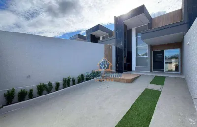 Casa plana 104m²  3 quartos, 2 suítes - bairro luzardo viana-maracanaú