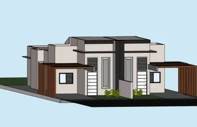 Casas 3 quartos e quase 82m² construído com entrada parcelada aceita carro