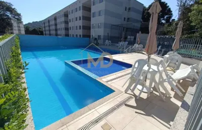 Apartamento para venda em teresópolis, cascata do imbuí, 2 dormitórios, 1 suíte, 1 banheiro, 1 vaga