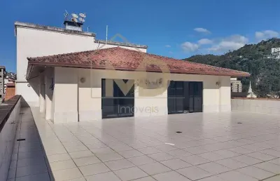 Cobertura para venda em teresópolis, artistas, 3 dormitórios, 3 suítes, 4 banheiros, 2 vagas