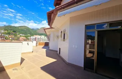 Cobertura para venda em teresópolis, agriões, 5 dormitórios, 4 suítes, 6 banheiros, 2 vagas