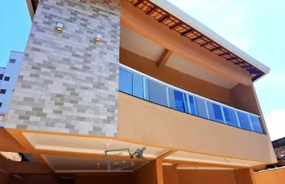 Casa em condomínio para venda em vila mirim praia grande-sp 2 dormitórios