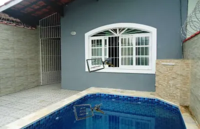 Casa padrão para venda em jardim real praia grande-sp