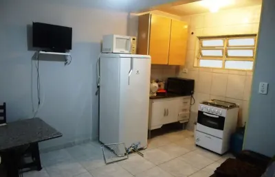Apartamento quitinete para venda em jardim real praia grande-sp