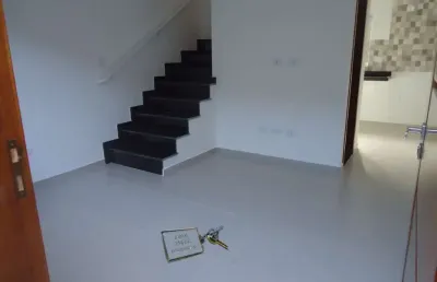 Casa em condomínio fechado com 2 quartos à venda na Vila Caiçara, Praia Grande 
