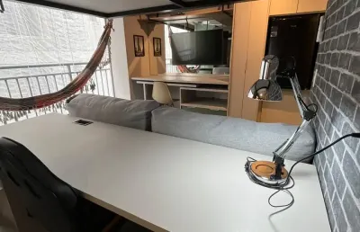 Studio com 23m² na vila mariana mobiliado pronto para morar
