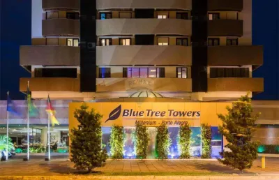 Flat com serviços exclusivos no blue tree towers millenium porto alegre hotel!