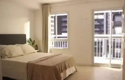 Studio de 25 metros mobiliado em pinheiros, pronto para morar!