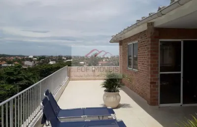 Cobertura duplex para venda em saquarema, barra nova, 4 dormitórios, 2 suítes, 3 banheiros, 2 vagas