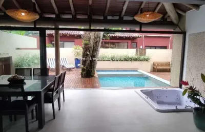 Canto do moreira - linda casa á venda - piscina particular - praia de maresias