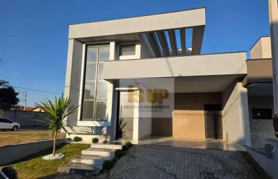 Casa com 3 suite spara locação em condomínio em paulínia