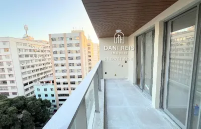 Apartamento com vista para o mac, 2 varandas e 1 vaga.