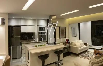 Apartamento com 3 quartos e 2 suítes finamente decorado em alphaville