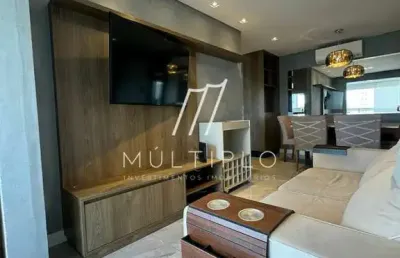 Apartamento totalmente mobiliado com 2 quartos em alphaville