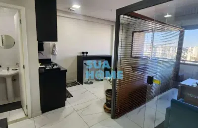 Sala venda jurubatuba mobiliada - possibilidade junção