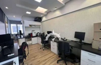 Conjunto comercial semi mobiliado com sacada  para venda/aluguel petrópolis - porto alegre/rs