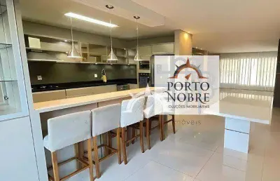 Casa com 3 suites semi mobiliada, 280 m² - venda por r$ 1.950.000 ou aluguel por r$ 15.500/mês - ecoville - porto alegre/rs