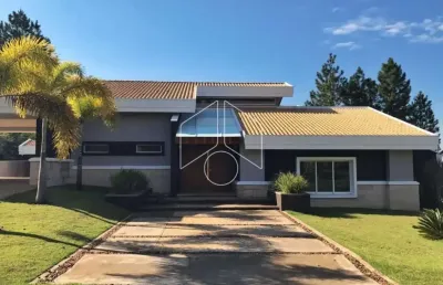 Casa em condomínio fechado com 4 quartos à venda na Alameda Das Espirradeiras, Quadra J Lote 07, 10600, Loteamento Residencial Vale do Canaã, Marília