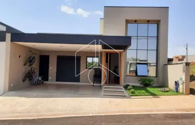 Casa em condomínio fechado com 3 quartos à venda na Rua Maria Regina Luiz Más, 5085, Residencial Villa Flora Aquarius, Marília